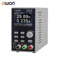 Fuente de Alimentación CC de un Canal OWON SPE3103 SPE6103, Ajustable para Laboratorio, Pantalla LCD de 2.8 Pulgadas, Entrada de 220V, Salida de 60V, 10A