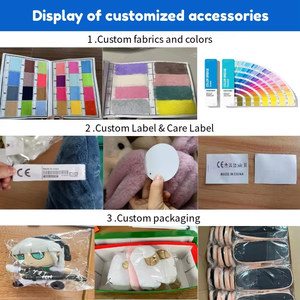 Peluche de Mascota Personalizado, Adorable Hiena de Peluche con una Linda Pose Sentada, Muñeco OEM al por Mayor para Regalos Promocionales de Marca - Product Image 4