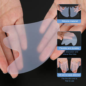 <span class=keywords><strong>Maschere</strong></span> Facciali Riutilizzabili in Silicone Anti-Rughe con Vitamina C e Centella per Fronte e Guance con Infuso di Erbe per la Cura della Pelle - Product Image 1