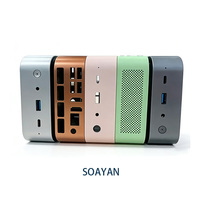 Mini PC Personalizado AMD Ryzen 7 8745HS 16GB DDR5 512GB SSD Doble LAN 2.5G Router 4k UHD WiFi 6 para Mini PC Windows 11 Pro