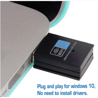 Grosir gratis Drive 300M USB adaptor WiFi nirkabel LAN kartu jaringan Adapter WiFi Dongle untuk Desktop Laptop Windows 10 8 7 XP