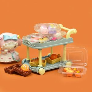Miniatures de boîtes à gâteaux et bento en résine, modèles faits à la main, breloques pour la fabrication de bijoux DIY, boucles d'oreilles, porte-clés, pendentifs, jouets de cuisine pour maison de poupée - Product Image 3