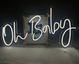 Insegna al Neon LED Personalizzata con Design a Scritta, <span class=keywords><strong>Parole</strong></span> Personalizzate, Luce Flessibile in Silicone per Decorazione Interna e Montaggio a Parete - Product Image 5