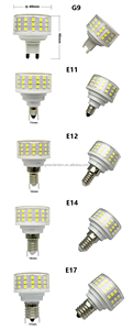 <span class=keywords><strong>Ampoule</strong></span> LED 10W E27 BA15D B22 E14 E17 E12 G9 72 LED AC85-265V SMD 2835 sans scintillement, remplace les ampoules halogènes 100W pour lustres - Product Image 2