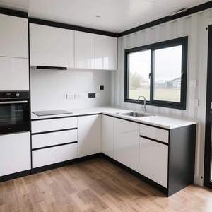 Maison conteneur extensible moderne, mini-maison préfabriquée, cuisine pliable, villas en acier personnalisables, luxe, <span class=keywords><strong>2</strong></span> étages, 20 pieds - Product Image 4