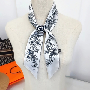 Factory OEM ODM Custom Designer Twill Silk Ribbon Scarf Digital Printed Imitation Silk Scarf for Women <strong>Head</strong> Handbag Hair <strong>Wraps</strong> - Product Image 6