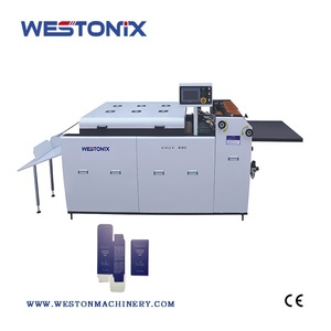 Machine de vernissage UV mat anti-rayures à haute rigidité, écologique et économe en énergie, à commande manuelle et électrique WESTONIX - Product Image 1