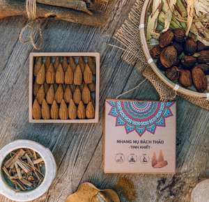 Encens en cônes à base de plantes naturelles, écologiques et biologiques, fabriqués avec des ingrédients traditionnels, à combustion longue durée, faits à la main, pour l'aromathérapie - Product Image 1