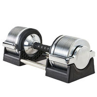 Haltères réglables YX, design breveté, haute qualité, 1,5/2 kg d'augmentation, 24 kg à 41,5 kg, 90 lb de poids libres