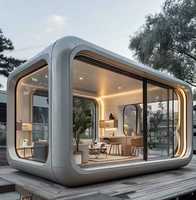 Maison conteneur mobile pliable, isolée, extensible, moderne et de luxe, préfabriquée, avec cuisine, salon, chambre et bureau à domicile