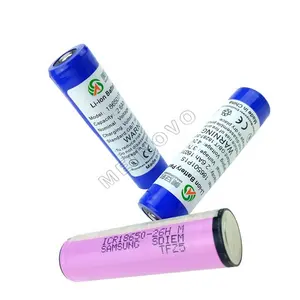 ספק סין 3.7 וולט ליתיום נטען/3.7 V 2600 mah בטריות