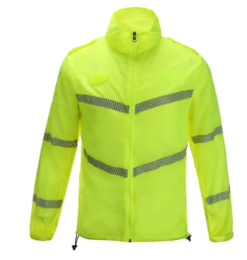 Wholesale New design high visibility running cycling sports breathable mens clothing