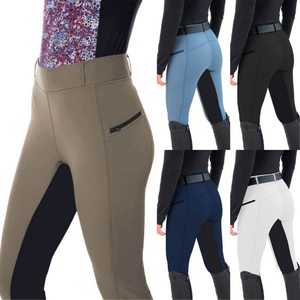 Personnaliser Faible QUANTITÉ MINIMALE DE COMMANDE de Haute Qualité Zipper Poches Équestre Culotte Chaps Scolaires Équitation <span class=keywords><strong>Pantalon</strong></span> En Gros D'équitation Collants - Product Image 6