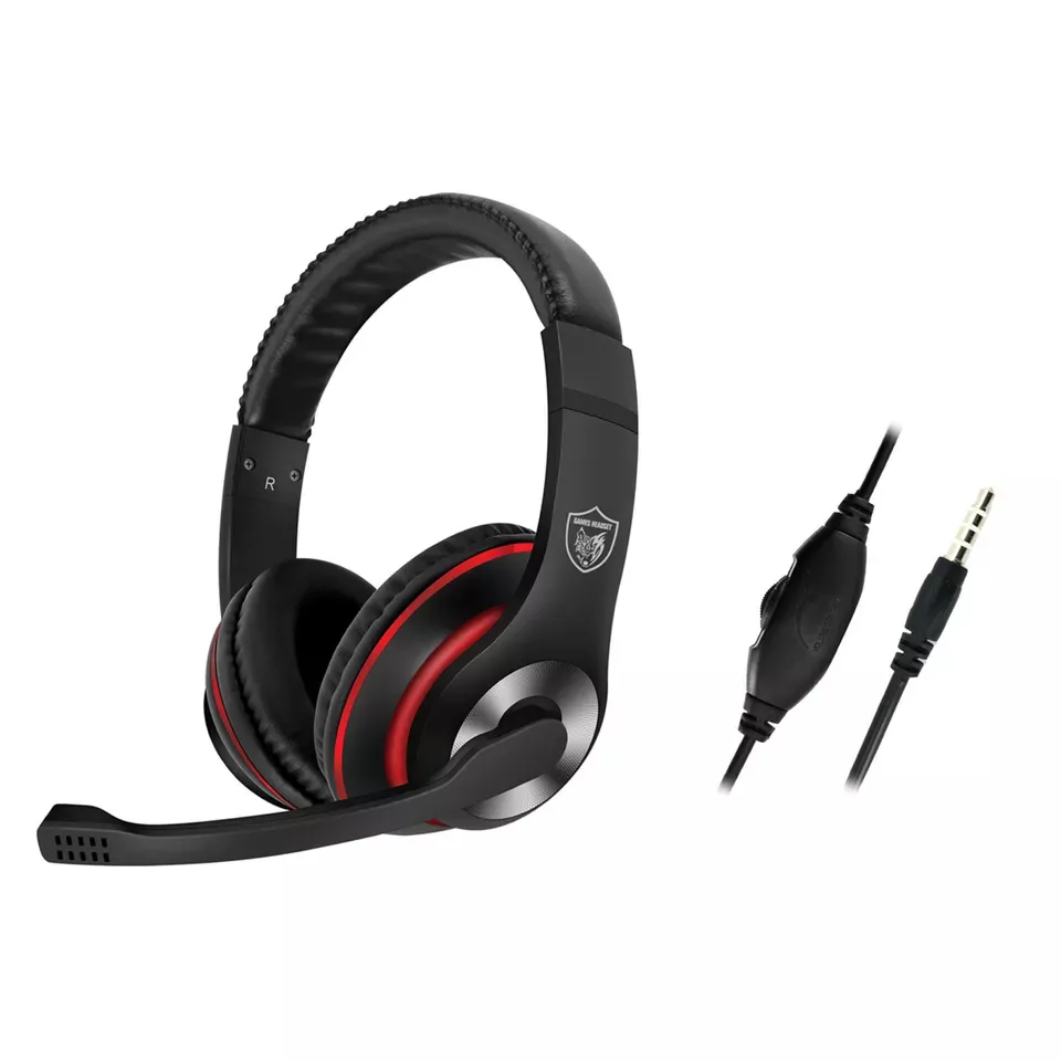 Gm-005 True Stereo Sound Headphones Hifi Gaming Headset Wired Earphone For Computer With Microphone