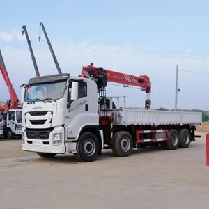 รถบรรทุกติดเครน ISUZU FTR 16 ตัน 8x4 GIGA บูมตรง ยกไฮดรอลิก ขายตรงจากโรงงาน - Product Image 2