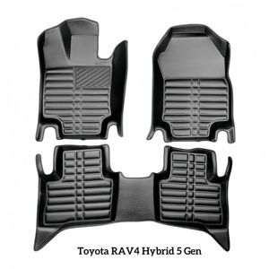 Alfombrillas de Coche de Cuero Impermeable de Alta Calidad 5D para Toyota RAV4 Camry Corolla Cross <span class=keywords><strong>Hyundai</strong></span> Tucson SantaFe Kona - Product Image 1