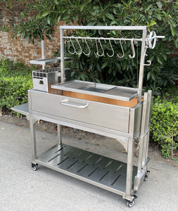 <span class=keywords><strong>Parrilla</strong></span> <span class=keywords><strong>Argentina</strong></span> de Acero Inoxidable para Uso Comercial, Encendido Electrónico, Superficie de Cocción de 1.5m, Directo de Fábrica - Product Image 6