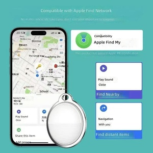 <b>Mini</b> GPS <b>Tracker</b> Air Tag Style Locator Tag for Keys Bag Wallet Pet Luggage iOS Bluetooth Item Finder - Product Image 2