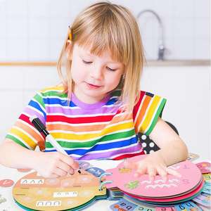 Più popolari bambini <span class=keywords><strong>Montessori</strong></span> giocattoli tranquillo occupato libro Juguetes lettera di corrispondenza penna di controllo di formazione per i bambini del bambino ragazzi ragazze - Product Image 2