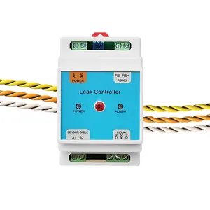 RS485 Dry Contact Water Leak Sensor Water Leakage Detector Cable Length Can Customized Leak Sensing Cable