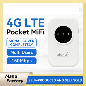 Punto de Acceso WiFi Portátil 4G con Ranura para Tarjeta <span class=keywords><strong>SIM</strong></span> de Cobertura Global, Batería de Larga Duración de 2100 mAh para Viajes Internacionales y Viajes de Negocios - Product Image 1