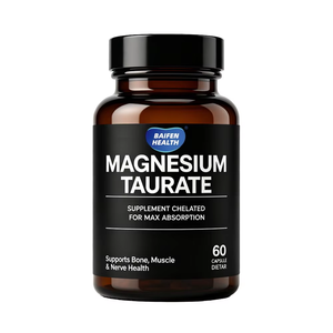 Cápsulas de Suplemento de L-Treonato de Magnesio Herbal de Grado Alimenticio, Marca Privada Personalizada OEM/ODM, para el Bienestar Cerebral y Ayuda para Dormir en Adultos - Product Image 1