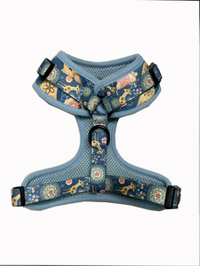 Arnés de terciopelo personalizado para perro, diseño de sublimación, Collar de perro, Correa con lazo, Impresión de transferencia térmica de terciopelo, novedad de Navidad - Product Image 4