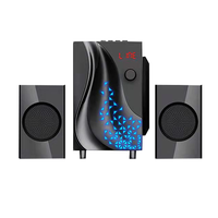 Altavoz Inalámbrico BT para Fiestas en Casa, KTV, 2.1 Canales, Multimedia, Altavoces para Juegos de Computadora de Escritorio