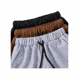 Ensemble pantalon short pour enfant en bas âge-Short athlétique imprimé dessin animé à poche oblique-Short enfant avec cordon de serrage (3-7 T) - Product Image 1