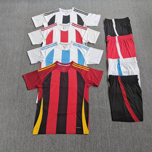 Uniforme de Fútbol Sublimado de Alta Calidad en Rojo y Blanco, 100% Poliéster, Camisetas de Fútbol Americano, Polo - Product Image 2