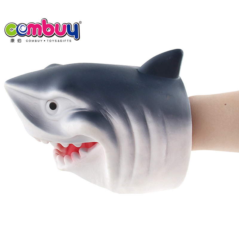 Juego De Marionetas De Mano De Cabeza De Lobo Y Tiburones Juego De Marionetas De Mano De Cabeza De Lobo Y Tiburones