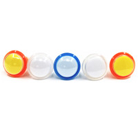Botón pulsador de juego de plástico iluminado momentáneo redondo de 37 mm de la fábrica ChiLong