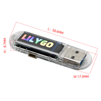 Carte de Développement LILYGO T-Dongle-S3 ESP32-S3 Dongle USB avec Écran Couleur IPS de 0,96 Pouce 16 Mo Flash Prise en Charge Wi-Fi Bluetooth 5.0