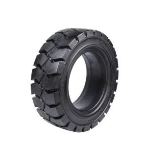 Electric Resilient Forklift Truck Solid Tyre 28*9-15 For Machinery Repair Shops