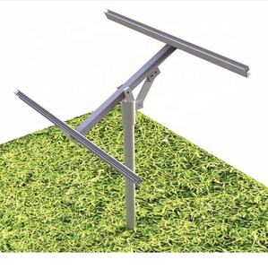 Pannello solare rotante staffa di montaggio a terra a montaggio singolo prodotto generato energia pannello solare palo staffe di montaggio - Product Image 3