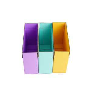 Großhandel Recycelbare 12*6*6cm 4,6*2,2*2,2 Zoll Braune Wellpappe-Versandbox mit Prägung und Matter Beschichtung - Product Image 3