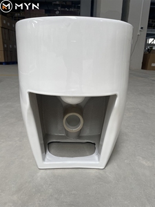 Phòng tắm sang trọng bán buôn commode một mảnh gốm trắng grey Egg shape P Trap dòng vàng nhà vệ sinh - Product Image 6