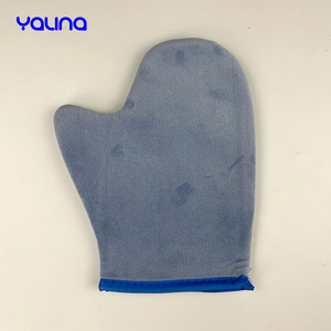 Guantes Aplicadores de Autobronceador de Doble Cara de Terciopelo con Muñequera Elástica para Venta al por Mayor y Marca Privada - Product Image 6
