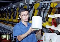 Machine à filer les fibres de viscose en continu JINGWEI JWK1428, méthode de filage humide, contrôle par variateur de fréquence, 120-180m/min, 735kg/année