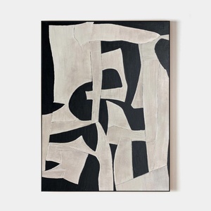 Arte Mural Minimalista para Decoración del Hogar, Pintura Abstracta Hecha a Mano, Pintura al Óleo Acrílica sobre Lienzo - Product Image 2