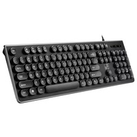 Ucuz S500 Mekanik Laptop Kablolu Klavye Mini Taşınabilir Şarj Edilebilir USB RGB Arkadan Aydınlatmalı Ofis İçin Yeni