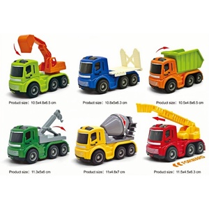 Jouet de <span class=keywords><strong>camion</strong></span> d'ingénierie miniature EPT à rétrofriction avec articulations mobiles, véhicules de construction pour enfants de 3 ans et plus - Product Image 2