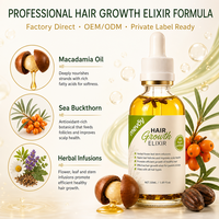 Huile de croissance capillaire 100% naturelle à marque privée, sérum à la menthe et au romarin pour renforcer le cuir chevelu, huile de romarin pour la croissance des cheveux