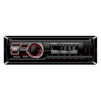 Reproductor de Audio para Auto con Panel Desmontable, Pantalla LCD de 7 Colores, Bluetooth, USB, Radio, Conector ISO, 4RCA, Control por Aplicación Móvil, Un Modelo