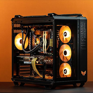 GT502 Bibliothèque de munitions ATX Full Tower Case avec ventilateur Stock Open Sea View Room Side Transparent Game Host DIY Republic of Gamers - Product Image 1