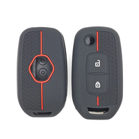Housse de clé de voiture en silicone, motif fibre de carbone, compatible avec Renault Espace Scenic 4 Arkana, accessoires pour coque de clé