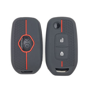 Coque de clé de voiture en silicone motif en fibre de carbone compatible avec les <span class=keywords><strong>accessoires</strong></span> de coque de clé Renault Espace Scenic 4 <span class=keywords><strong>Arkana</strong></span> - Product Image 5