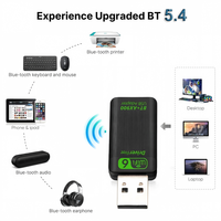Adaptador Inalámbrico para PC con Bluetooth 5.4, Dongle Combinado WiFi 6 AX900, Mini Adaptador USB WiFi Inalámbrico de 2.4 y 5 GHz, Adaptador de Red de Baja Latencia