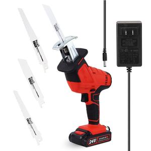 <span class=keywords><strong>Scie</strong></span> <span class=keywords><strong>sabre</strong></span> électrique portative à piles au lithium rechargeable de grande capacité pour la coupe en plein air à usage domestique - Product Image 3