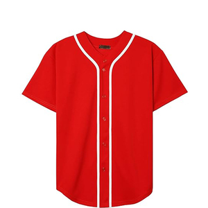 Seragam Jersey Baseball Pria Kustom Berkualitas Tinggi Kaos Bernapas untuk Baseball & Softball Teknik Cetak Grosir - Product Image 1
